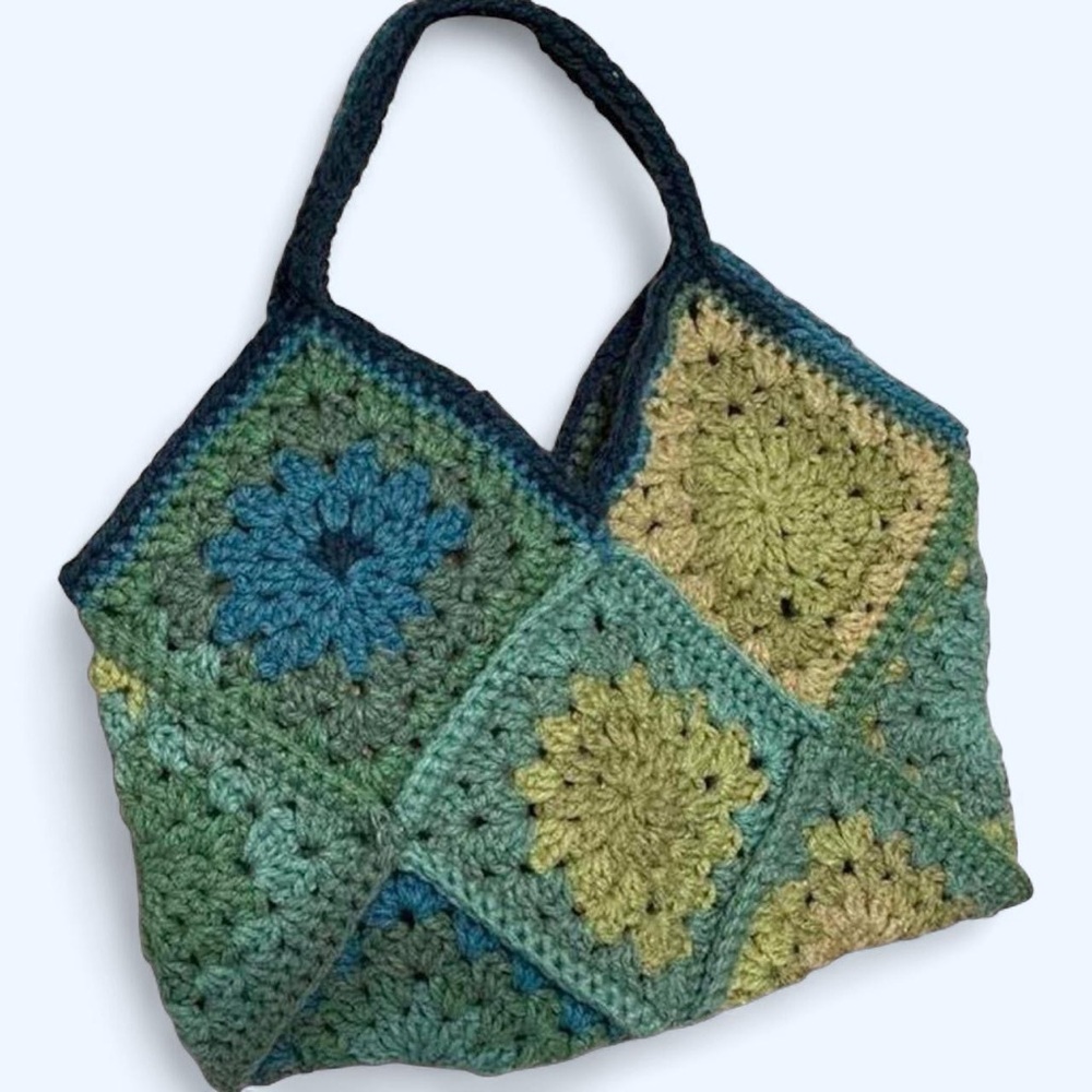 Handcrafted Green Crochet Purse